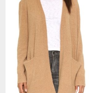 Madewell long camel cardigan
